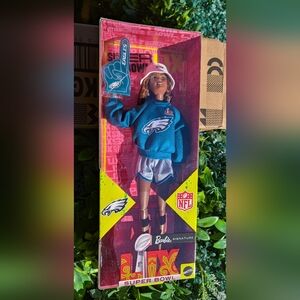 Barbie NFL Super Bowl LIX 59 Champion Doll Philadelphia Eagles New SOLD OUT